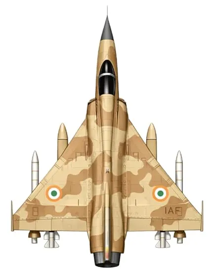 Indian Air Force Mirage 2000 Acrylic Fridge Magnet